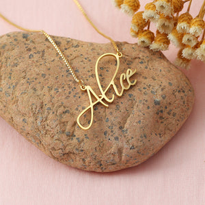 Personalized Name Pendant Necklace - necklace at TFC&H Co.