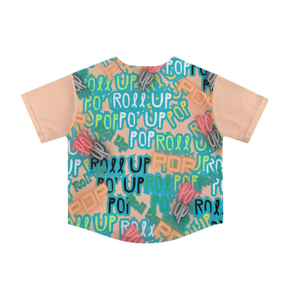 - Po' Up Women's Crop Baseball Jersey - womens baseball jersey at TFC&H Co.