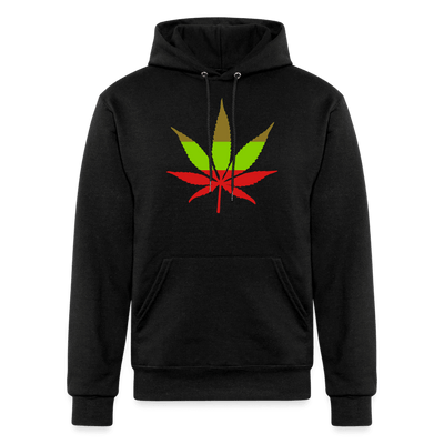 black 420 Wear Glitz Print Champion Unisex Powerblend Hoodie - Ships from The US - Champion Unisex Powerblend Hoodie at TFC&H Co.