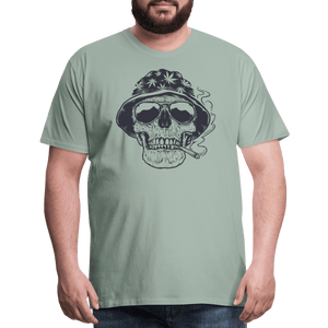 - Premium Men's T-Shirt - 420 Wear | Weed Skull Design | Soft, Comfortable, Durable - Mens Premium T-Shirt | Spreadshirt 812 at TFC&H Co.