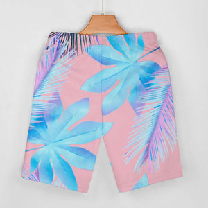 Pink - Resort Wear|Paradise V-neck Bat Sleeve Two Piece Shorts Outfit Set - women's short set at TFC&H Co.