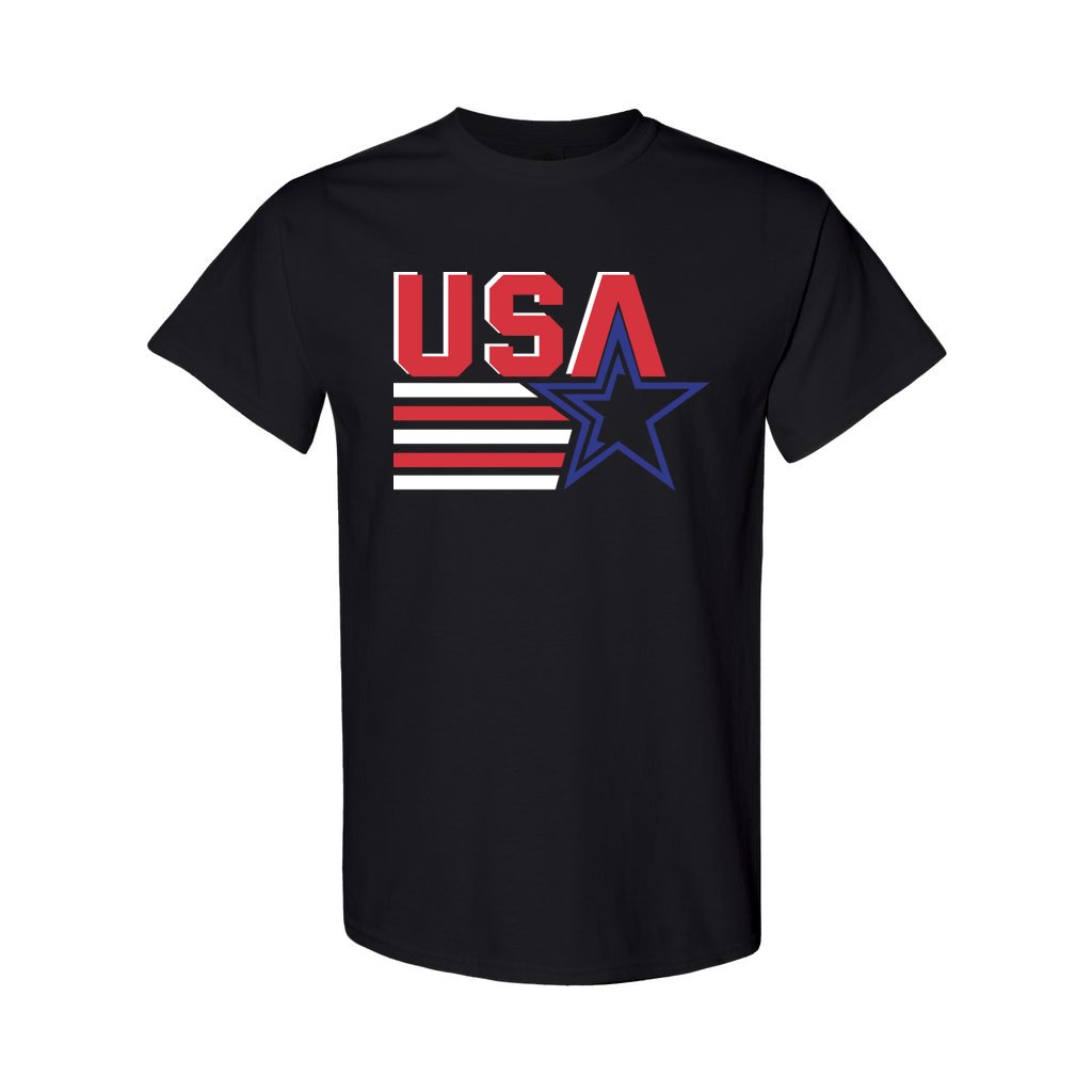 - 4th of July Patriotic USA Men's Heavy Cotton T-Shirt - mens t-shirt at TFC&H Co.