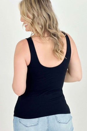 BLACK - 5 Colors - FawnFit Medium Length Lift Tank 2.0 - Ships from The US - Tank Tops & Camis at TFC&H Co.