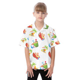 White - Beach Goods Kid's Hawaiian Shirt - kids hawaiian shirt at TFC&H Co.