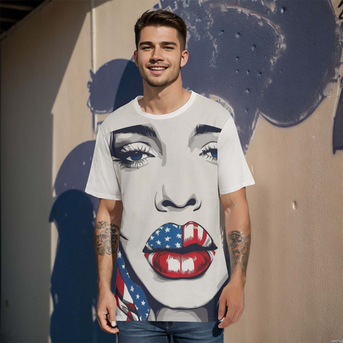 - 4th of July Men's O-Neck T-Shirt | 100% Cotton - at TFC&H Co.