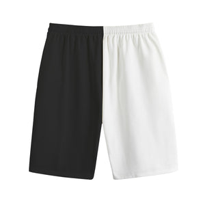 - AM&IS Black Color Block Men's Shorts | 100% Cotton - mens shorts at TFC&H Co.
