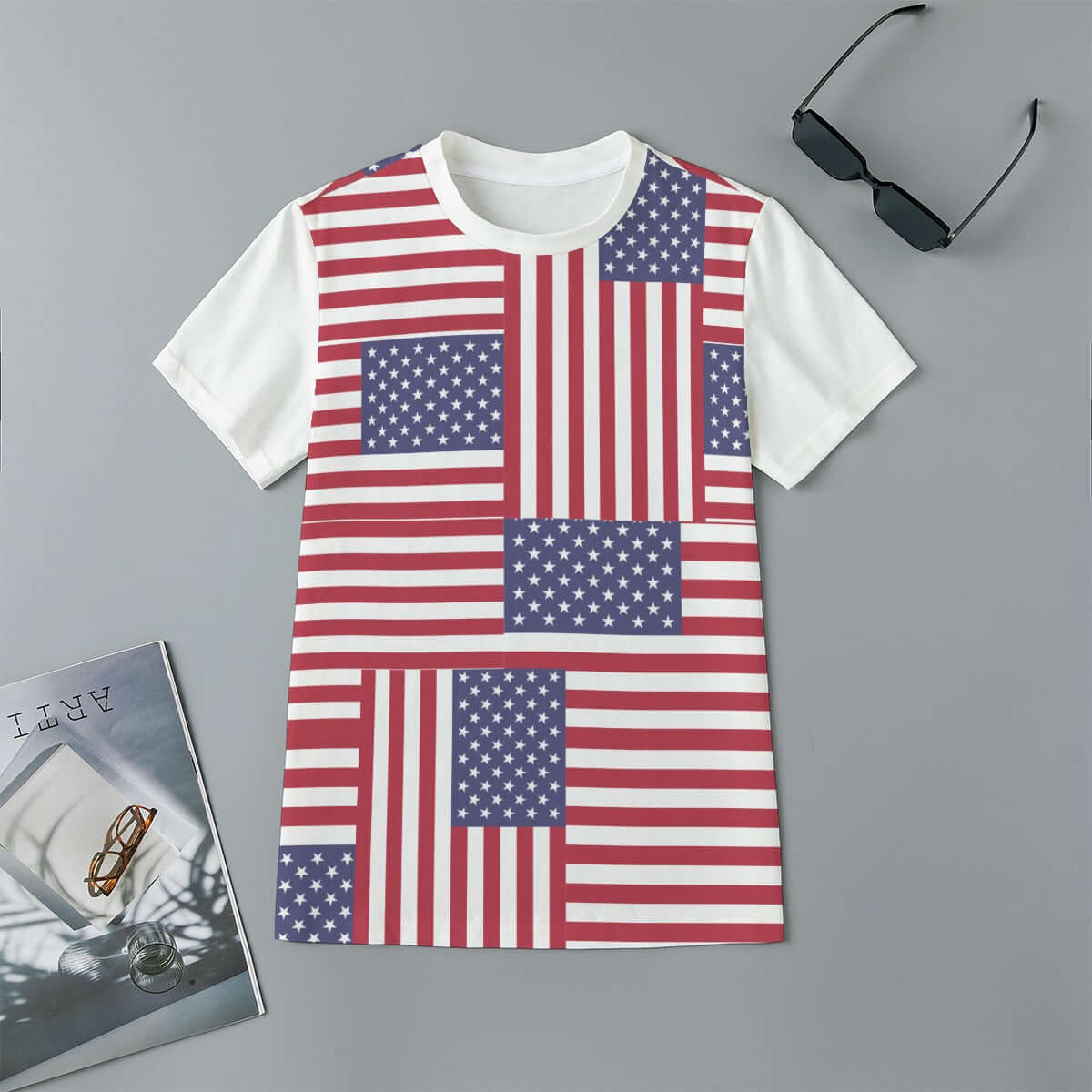White - 4th of July Kid's Short-Sleeve T-Shirt | 100% Cotton - at TFC&H Co.