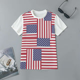 White - 4th of July Kid's Short-Sleeve T-Shirt | 100% Cotton - Kids t-shirt at TFC&H Co.