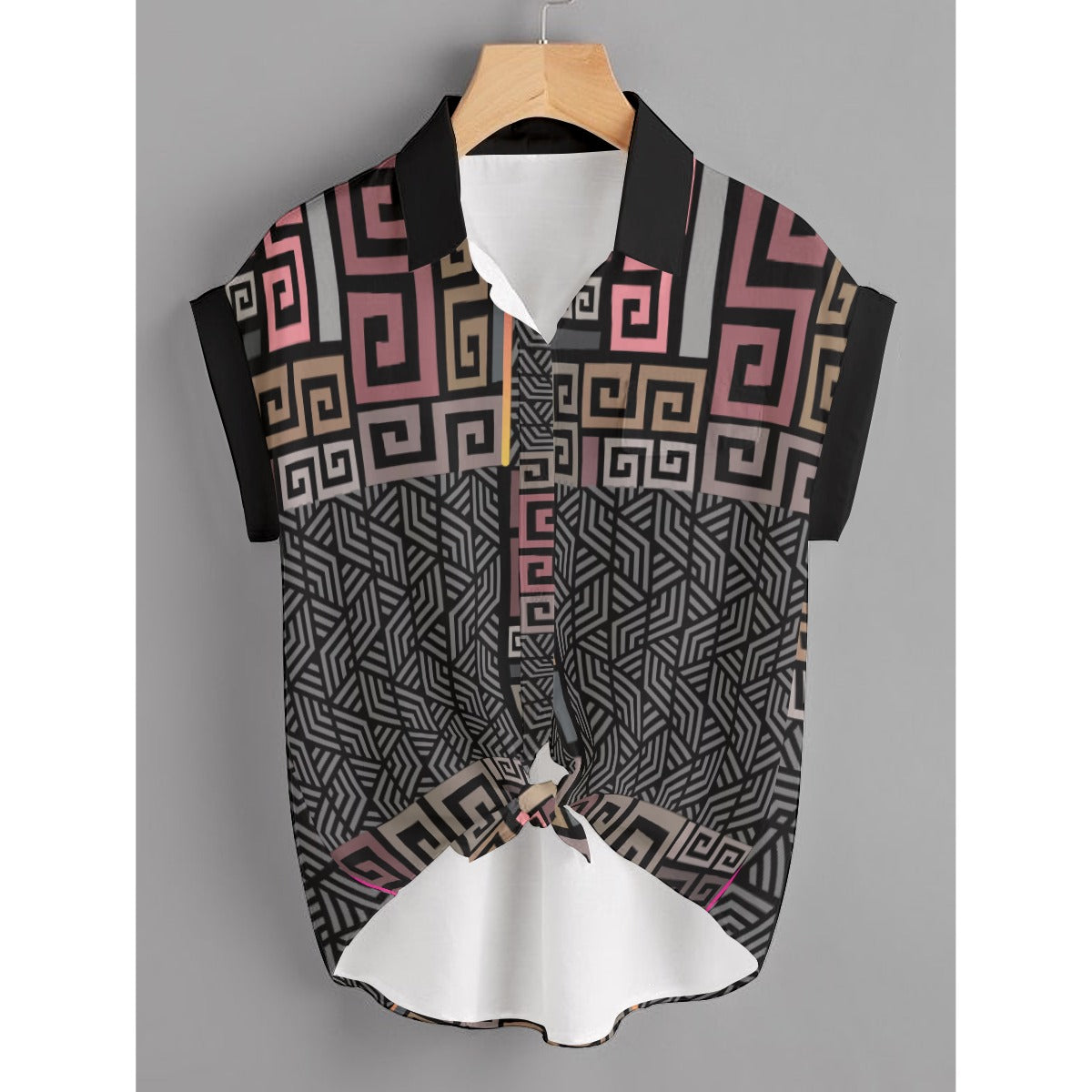 Black - Squared Voluptuous (+) Women's T-shirt (Plus Size) - womens shirt at TFC&H Co.