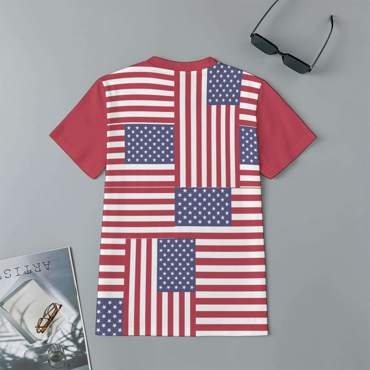 - 4th of July Kid's Short-Sleeve T-Shirt Red | 100% Cotton - at TFC&H Co.
