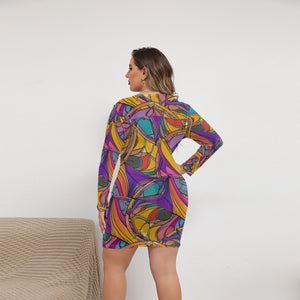 - Abstract Urbania Women's Voluptuous (+) Plus Size Mesh Dress - womens plus size dress at TFC&H Co.