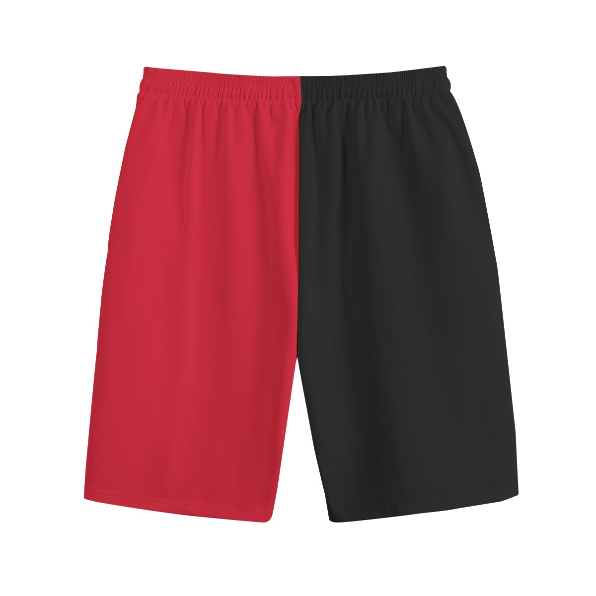 - AM&IS Red Color Block Men's Shorts | 100% Cotton - mens shorts at TFC&H Co.