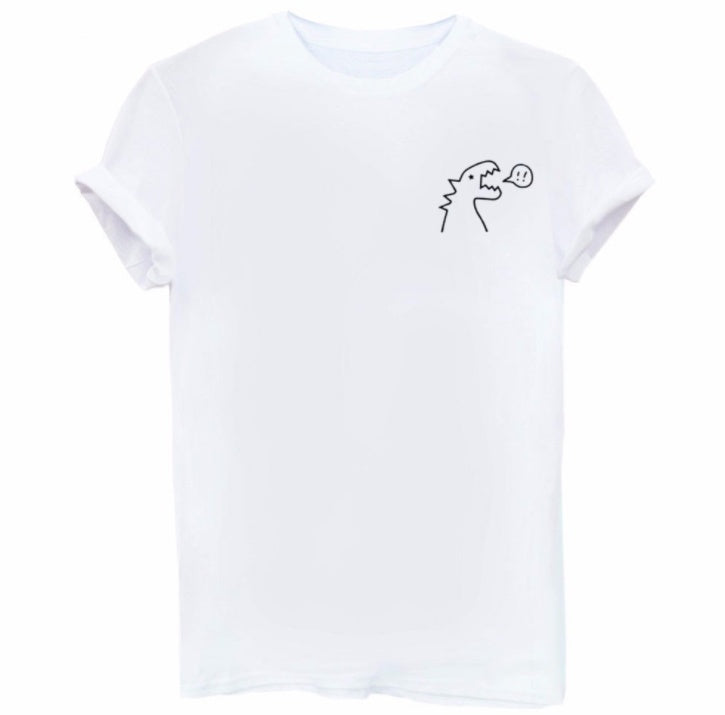 White - Boy's Dinosaur Tee - boys t-shirt at TFC&H Co.
