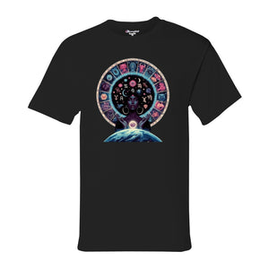 XL Black - Celestial Zodiac 2 Unisex Champion T-shirt - Unisex T-Shirt at TFC&H Co.