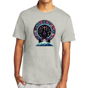 Light Steel - Celestial Zodiac 2 Unisex Champion T-shirt - Unisex T-Shirt at TFC&H Co.