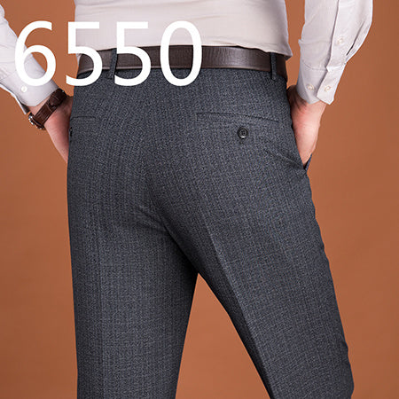 6550grey - Men's No-iron suit pants - mens suit pants at TFC&H Co.