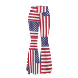 red-white-blue - Patriotic 4th of July Yoga Flared Pants - womens yoga pants at TFC&H Co.