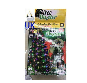 UK - 64 and 48 Christmas Tree Light Shower Dazzler - Christmas Decoration at TFC&H Co.