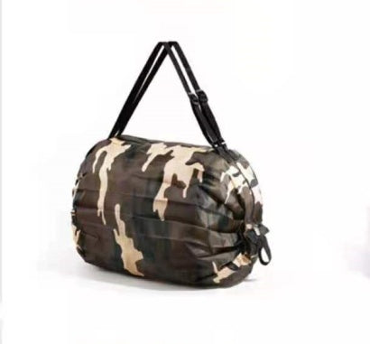 Army green camouflage - Foldable Storage Portable Large-capacity Extended Tote Bag - tote bag at TFC&H Co.