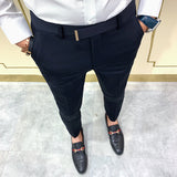 Black - Classic Men's Suit Pants - mens suit pants at TFC&H Co.