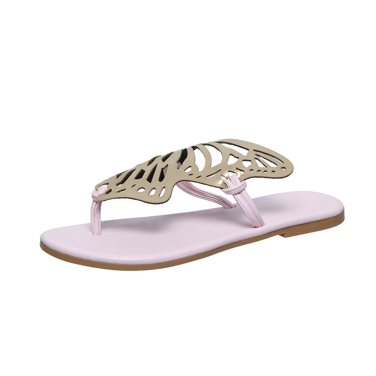 Pink - Fashion Hollow Butterfly Flip-Flops For Women - womens sandals at TFC&H Co.