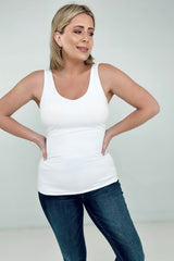 WHITE S 7 Colors - FawnFit Long Length Lift Tank 2.0 - Ships from The US - Tank Tops & Camis at TFC&H Co.