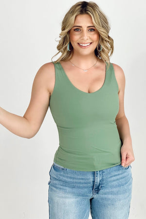 SAGE 7 Colors - FawnFit Long Length Lift Tank 2.0 - Ships from The US - Tank Tops & Camis at TFC&H Co.