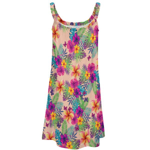 - Tropical Floral Beach Sling Skirt Dress for Women - womens dress at TFC&H Co.