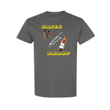 Charcoal - Grill Daddy 2 Men's Heavy Cotton T-Shirt|Great Father's Day Gift - mens t-shirt at TFC&H Co.