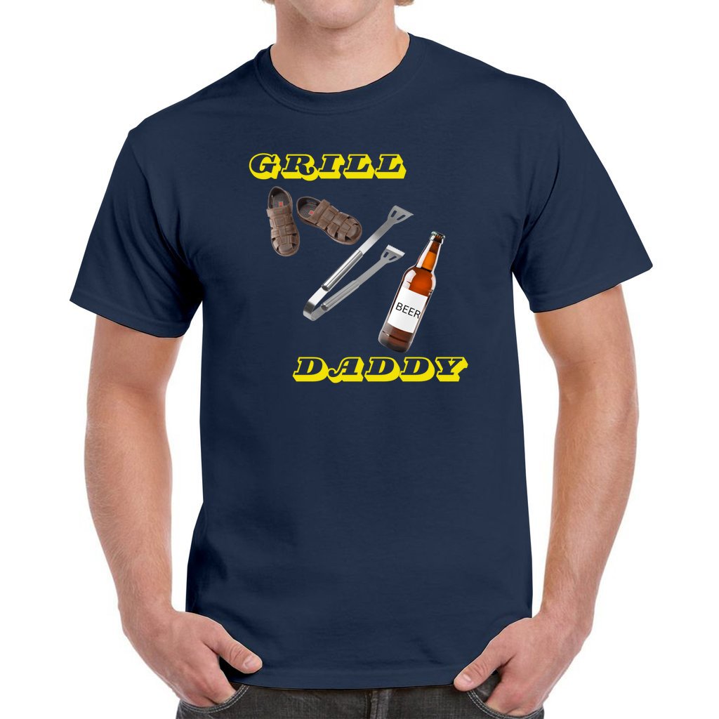 - Grill Daddy 2 Men's Heavy Cotton T-Shirt|Great Father's Day Gift - mens t-shirt at TFC&H Co.