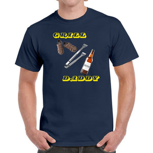 - Grill Daddy 2 Men's Heavy Cotton T-Shirt|Great Father's Day Gift - mens t-shirt at TFC&H Co.