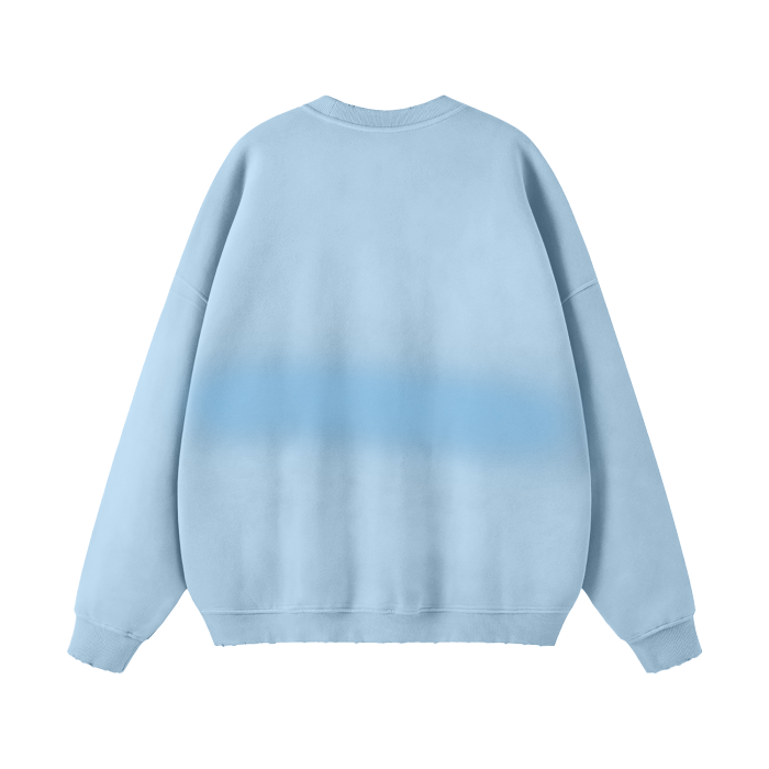 - Teddy Rip Streetwear Unisex Colored Gradient Washed Effect Pullover - unisex sweaters at TFC&H Co.