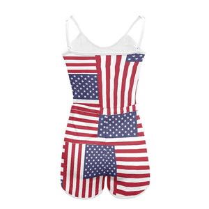 - 4th of July Women's Sleeveless Romper - womens romper at TFC&H Co.