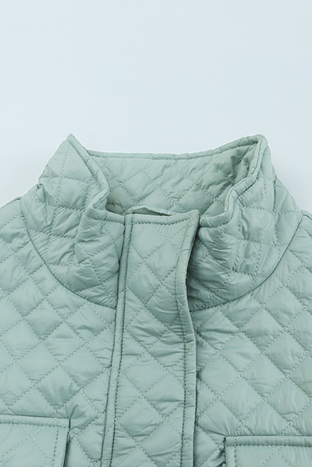 - Quilted Pocketed Zip-up Cropped Jacket - 2 colors - womens jacket at TFC&H Co.