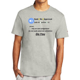 Light Steel - Unisex Champion T-shirt - Seek No Approval - mens t-shirt at TFC&H Co.