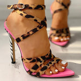 PINK Women's Stiletto strap sandals - women's shoe at TFC&H Co.