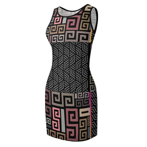 - Squared Temperament Slim Fit Sleeveless Tank Dress - womens dress at TFC&H Co.