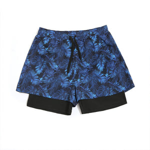 Style thour - Loose Swimming Trunks Summer Printed Double Layer Beach Shorts for Men - mens swim shorts at TFC&H Co.