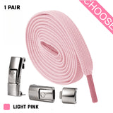 LIGHT PINK - Press Lock Shoelaces Without Ties - shoelaces at TFC&H Co.