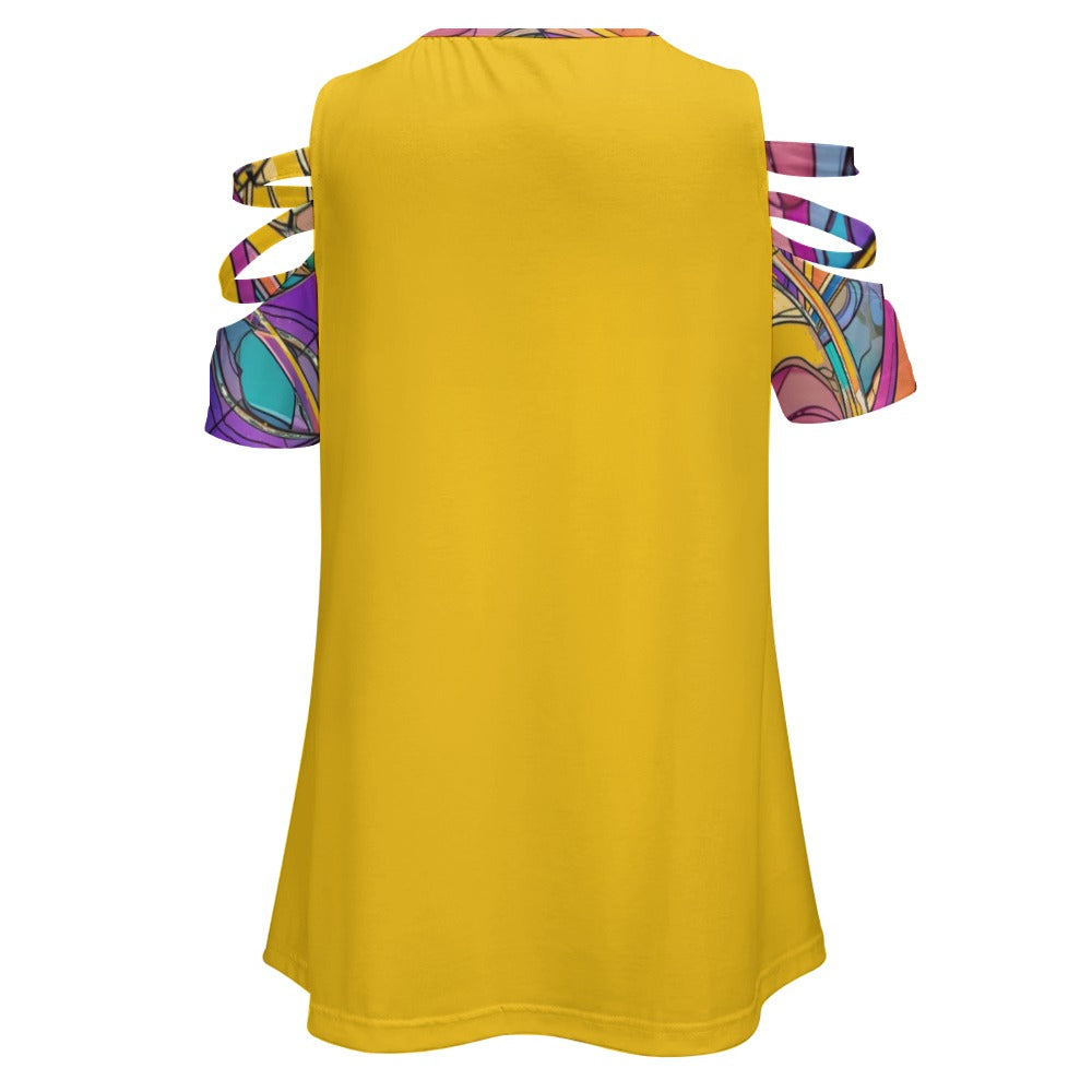 - Abstract Urbania Ladies BE Zip Strappy Shoulder Top - womens tank top at TFC&H Co.