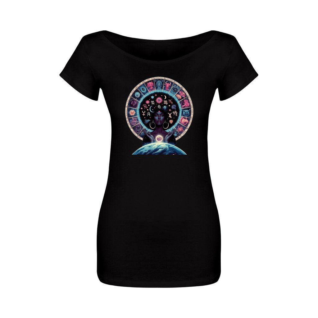 - Celestial Zodiac Women's Off The Shoulder Tops Shirt - womens shirt at TFC&H Co.