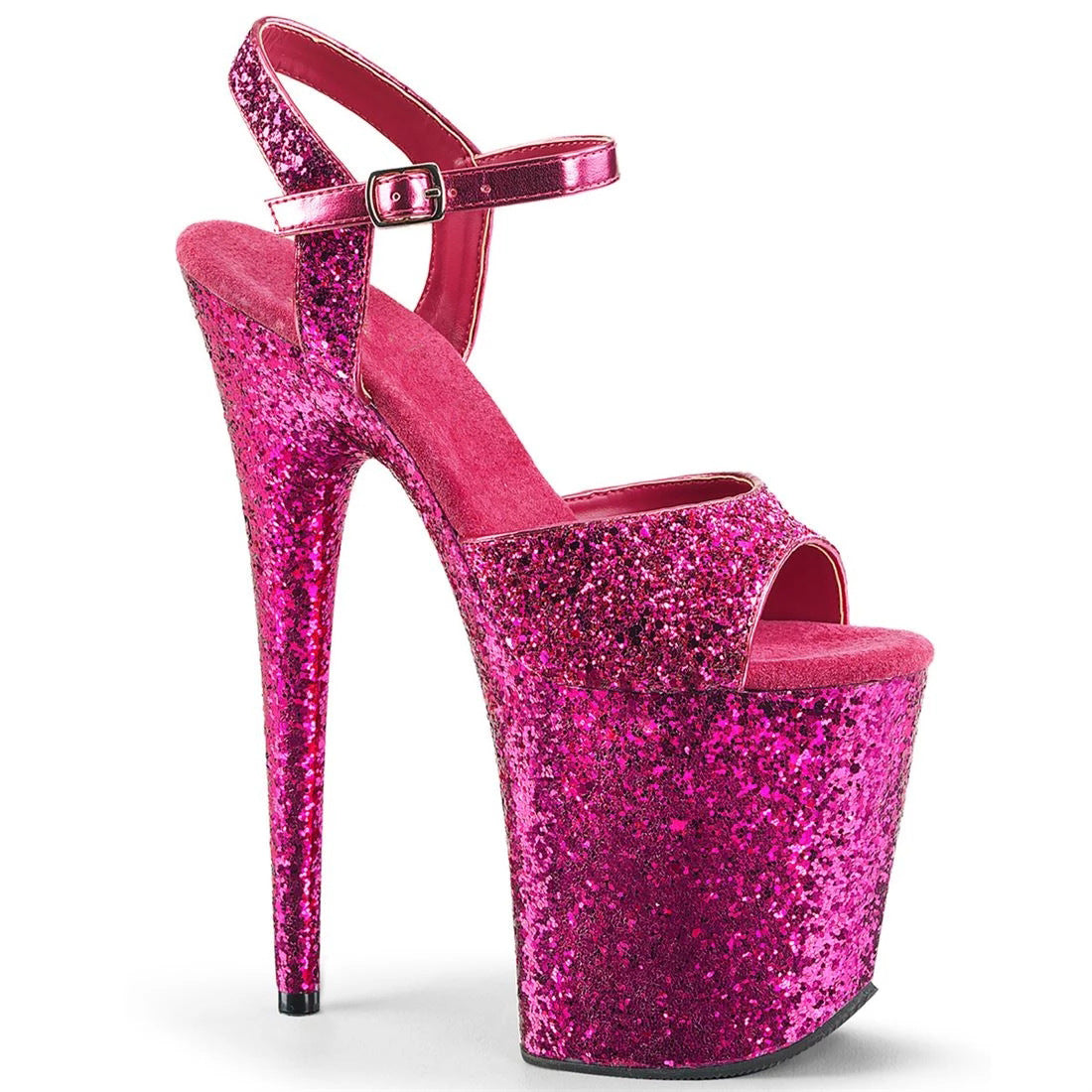 Rose Red - Hengtian High Flashing Waterproof Platform Stiletto High Heels - womens shoe at TFC&H Co.