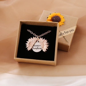 - You Are My Sunshine Sunflower Necklace - necklace at TFC&H Co.