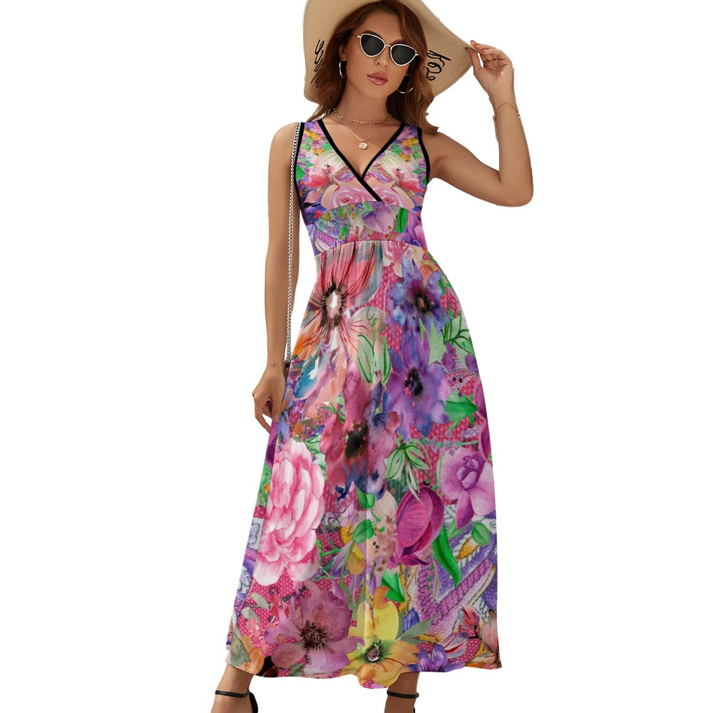 - Nothing but Floral Temperament Ladies Sleeveless Dress - womens dress at TFC&H Co.