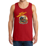Red - Grill Daddy Grill Men's Heavy Cotton Tank Top| Great Father's Day Gift - mens tank top at TFC&H Co.