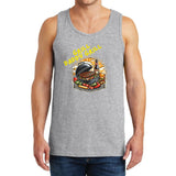 Sports Grey - Grill Daddy Grill Men's Heavy Cotton Tank Top| Great Father's Day Gift - mens tank top at TFC&H Co.