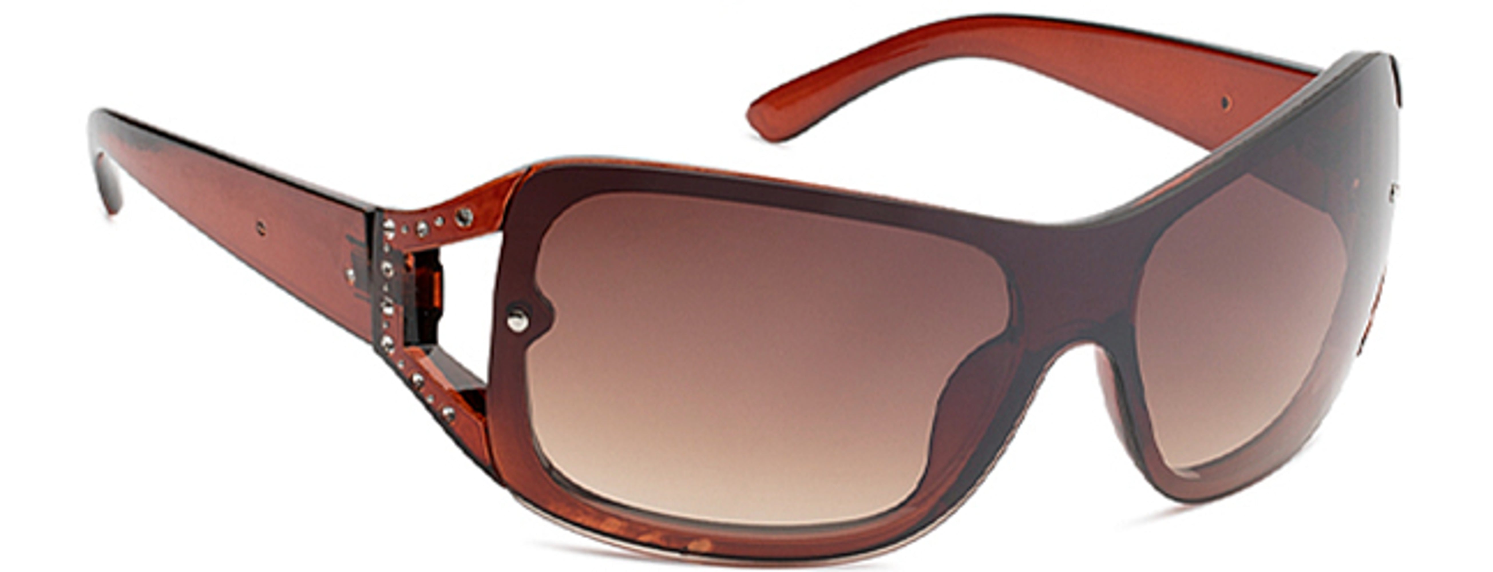 Brown - Modern Shape Square Sunglasses - Sunglasses at TFC&H Co.