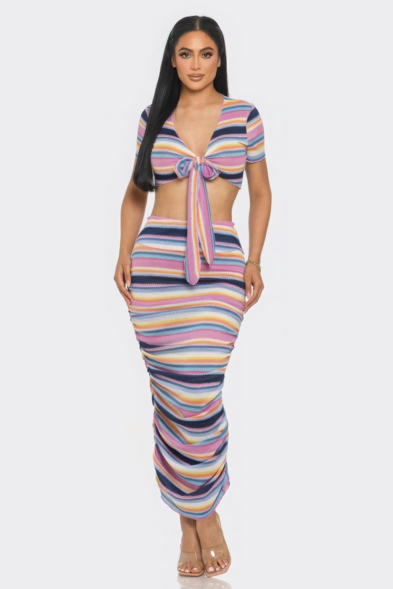 Color Me Mine Women's Beach Sarong Skirt Set