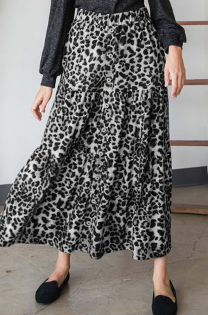 - Leopard Maxi Skirt - womens skirt at TFC&H Co.