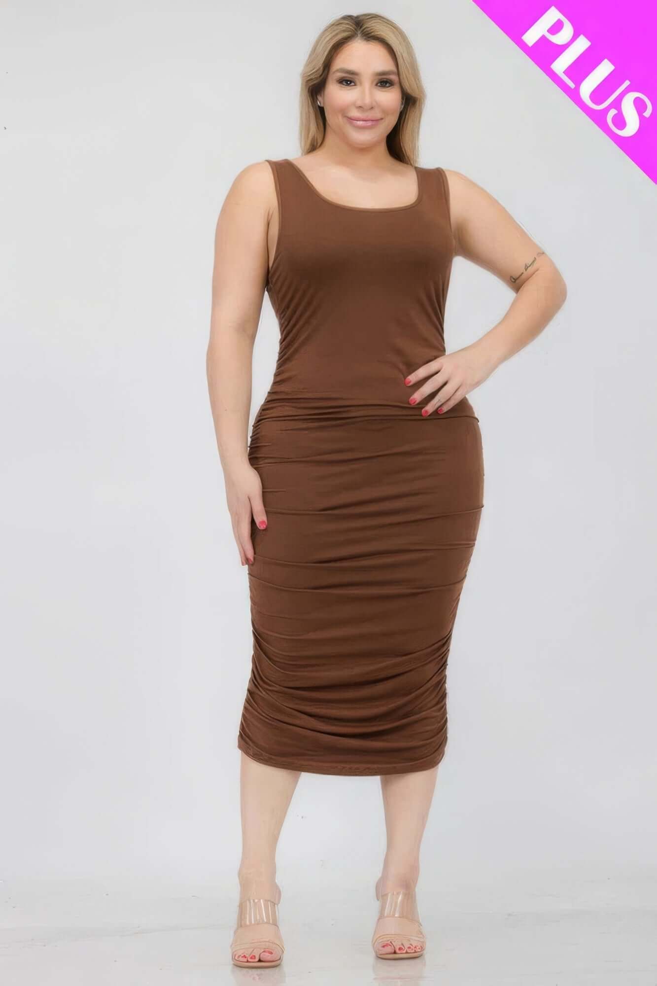 Plus Size Square Neck Dress | Fast USA Shipping – TFC&H Co.